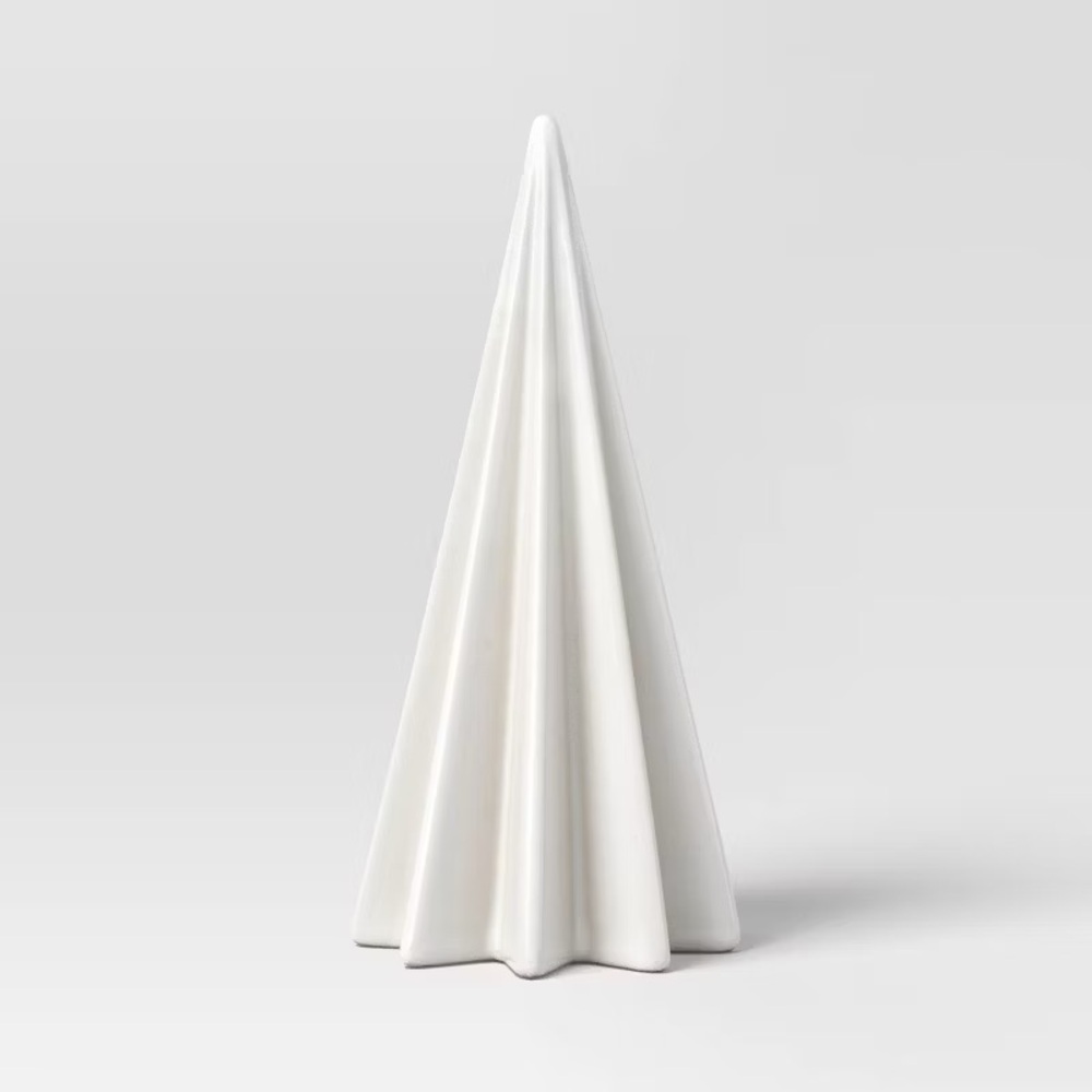 Christmas Small Faceted Ceramic Tree - Threshold nwt